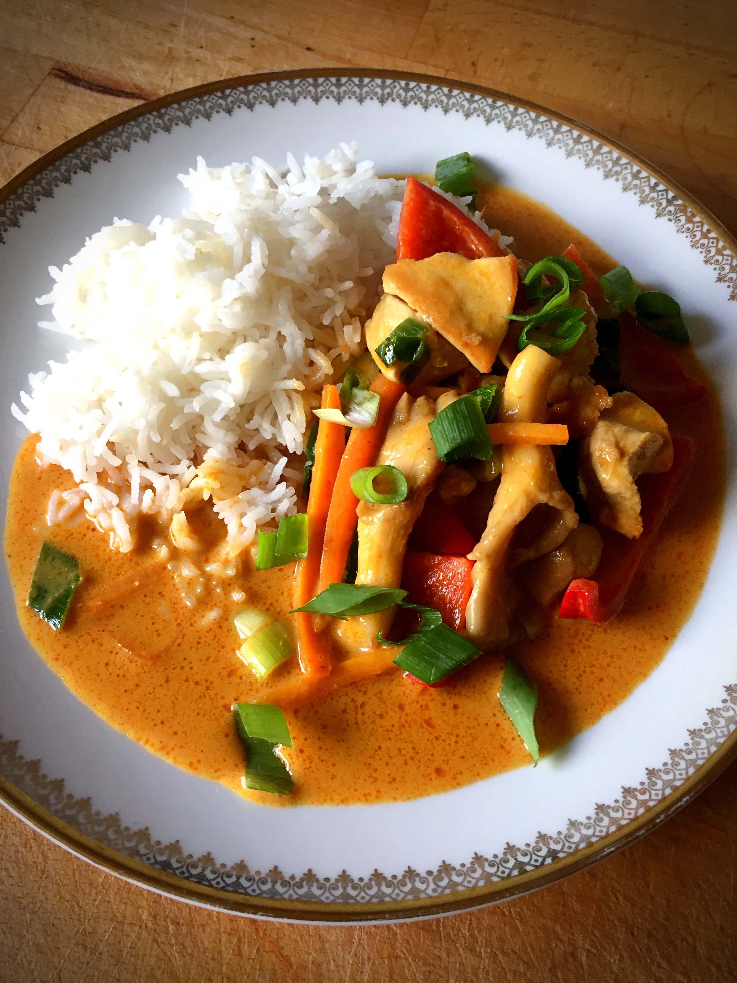 Scharfes Thai-Curry mit Reis - Fabian&amp;#39;s Food Factory